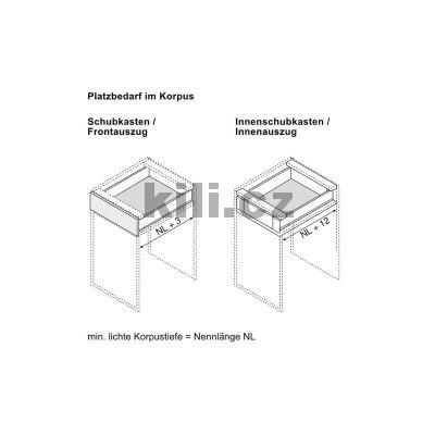 Plnov�suv Merivobox p�r 550 mm s tlumen�m, 70 kg