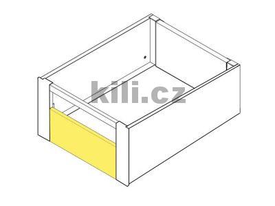 P�edn� panel pro vnit�n� z�suvku LEVEL SPACE PRO 84, 167, 199/1200 mm, antracit