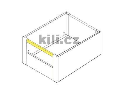 Reling p���n� pro vnit�n� z�suvku LEVEL SPACE PRO 116,167,199/1200 mm, b�l�