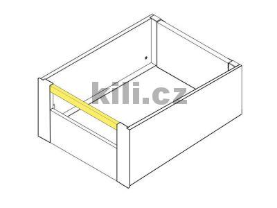 Reling p���n� pro vnit�n� z�suvku LEVEL SPACE PRO 116,167,199/1200 mm, antracit
