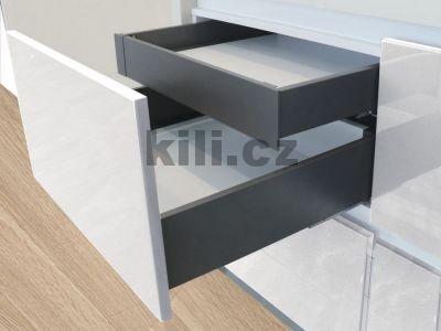 P��chyt �ela pro vnit�n� z�suvku LEVEL SPACE PRO 84 mm, L+P, antracit