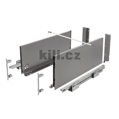 Kompletn� z�suvka AXIS PRO antracit 168 mm 350 mm plnov�suv 40 kg Push to open