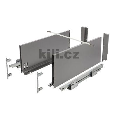 Kompletn� z�suvka AXIS PRO antracit 200 mm 350 mm plnov�suv 40 kg Push to open