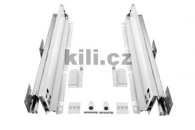 Kompletn� z�suvka LEVEL SPACE PRO 199 mm 600 mm, b�l�
