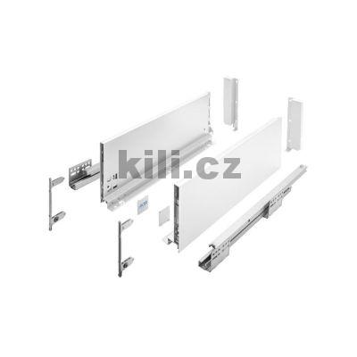 Kompletn� z�suvka AXIS PRO 18 mm b�l� 168 mm 450 mm plnov�suv 40 kg s tlumen�m pro 18 mm desky