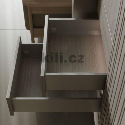 Kompletn� z�suvka AXIS PRO 18 mm �ed� 168 mm 450 mm plnov�suv 40 kg s tlumen�m pro 18 mm desky