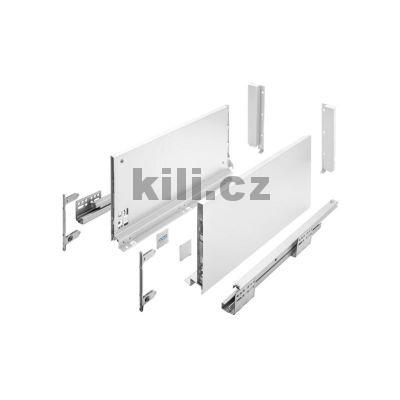 Kompletn� z�suvka AXIS PRO 18 mm b�l� 200 mm 500 mm plnov�suv 40 kg s tlumen�m pro 18 mm desky