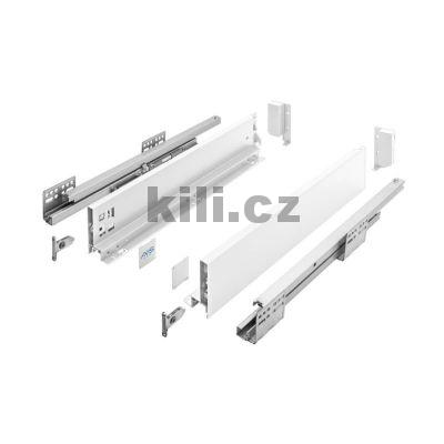Kompletn� z�suvka AXIS PRO 18 mm b�l� 86 mm 550 mm plnov�suv 40 kg s tlumen�m pro 18 mm desky