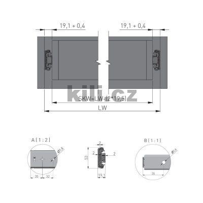 Kuli�kov� plnov�suv H53 1000mm, 100kg, s tlumen�m