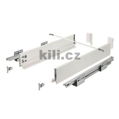 Kompletn� z�suvka AXIS PRO b�l� 68 mm 500 mm plnov�suv 40 kg Push to open, Slim