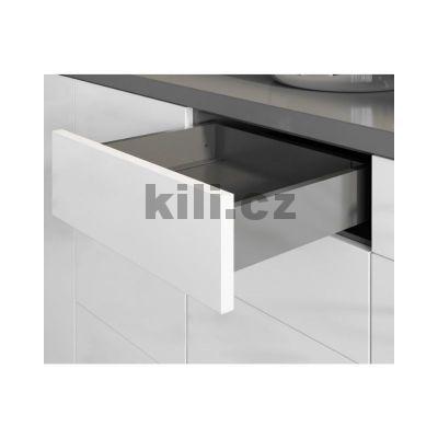Kompletn� z�suvka AXIS PRO antracit 68 mm 500 mm plnov�suv 40 kg Push to open, Slim