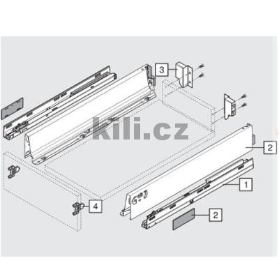 Sada bok� a krytek Antaro hedv�bn� b�l� "M" 350 mm