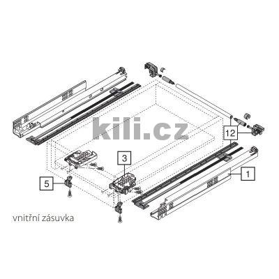 Plnov�suv Tandem Plus p�r 550 mm 30 kg s tlumen�m