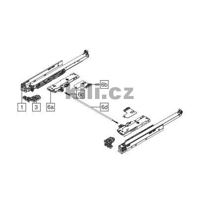 Plnov�suv Movento p�r 270 mm 40 kg Blumotion