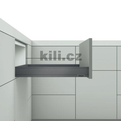 V�ce informac� o v�robku Kompletn� z�suvka LEGRABOX karbon �ern� "N" 500 mm 40 kg s tlumen�m