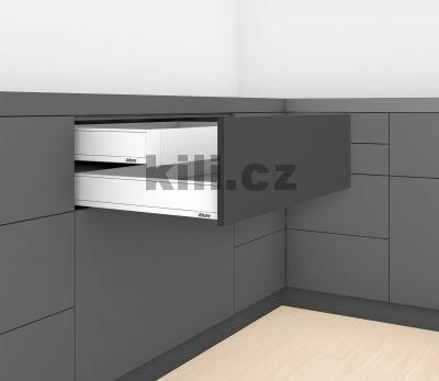V�ce informac� o v�robku Kompletn� vnit�n� z�suvka LEGRABOX b�l� "M" 400 mm 40 kg s tlumen�m