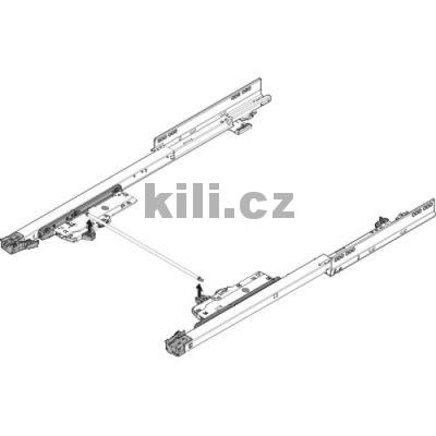 TIP-ON Blumotion Legrabox a Movento L5 350 - 750 mm 35 - 65 kg