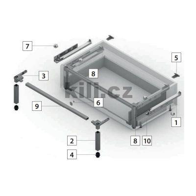Soklov� z�suvka SPACE STEP 460 mm