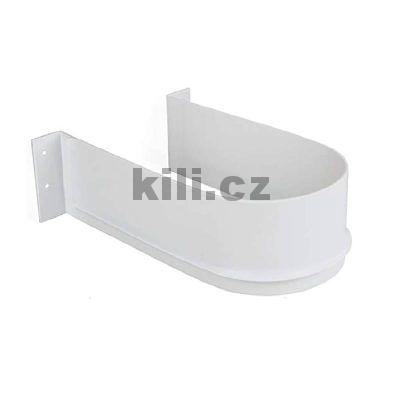 V�ce informac� o v�robku Zaoblen� prvek do z�suvky pod d�ez nebo umyvadlo, b�l�