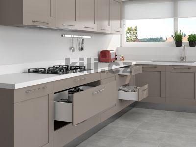 Kompletn� z�suvka CONCEPT b�l� 185 mm 400 mm, 30 kg