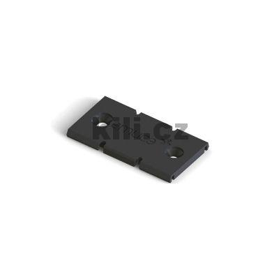 Mont�n� klip PLACARD 74, �ern� plast