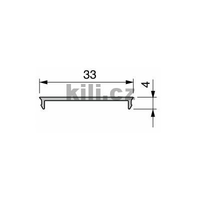 Kryc� profil PLACARD hlin�k p��rodn�, 2350 mm