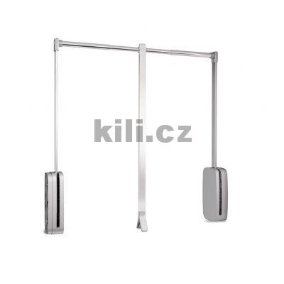 V�ce informac� o v�robku Dvoustrann� sklopn� �atn� ty� SLING st��brn� 830 mm - 1150 mm