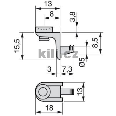 Policov� podp�rka s p��savkou na sklo