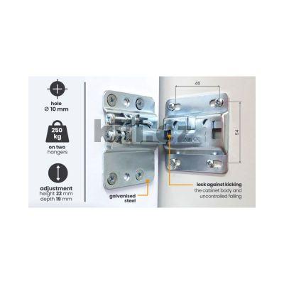 Rektifika�n� kov�n� v�. z�v�su s pojistkou 250 kg L+P b�l�
