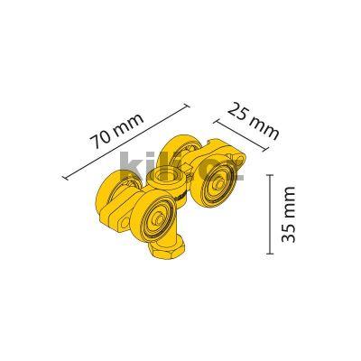 Standard sada kov�n� 1162 pro 1 k��dlo, 100kg