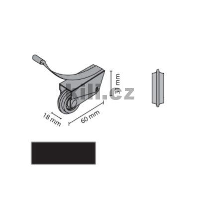V�ce informac� o v�robku Multi - Rama doln� jezdec 8817  na Ramu - �ern�