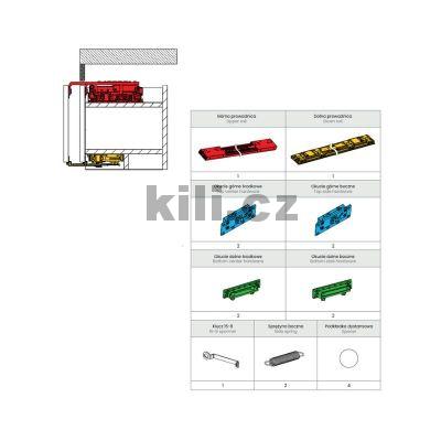 Sada kov�n� pro posuvn� dve�e Monorail 2450