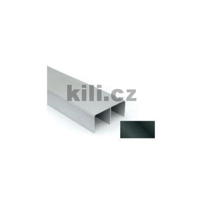 V�ce informac� o v�robku Profil Omega horn� antracit industrial 4m dvojit� vod�c�