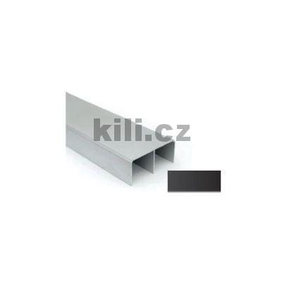 V�ce informac� o v�robku Profil Omega horn� �ern� industrial 3m dvojit� vod�c�