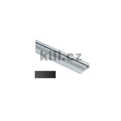 V�ce informac� o v�robku Profil Rama doln� �ern� industrial 6m jednokolej vod�c�