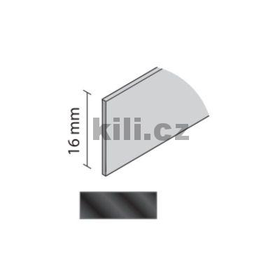 V�ce informac� o v�robku Profil ploch� - P2 �ern� lesk 3m