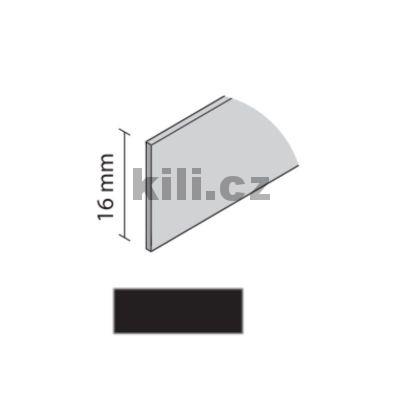 V�ce informac� o v�robku Profil ploch� - P2 �ern� mat 3m