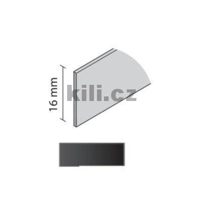 V�ce informac� o v�robku Profil ploch� - P2 �ern� industrial 3m