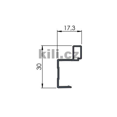 Profil Modern Al p��rodn�, 18mm 8720