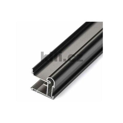 Profil Rama Wide �ern� mat, 4,16,18mm 8923 s �irokou dr�kou - 5,4m