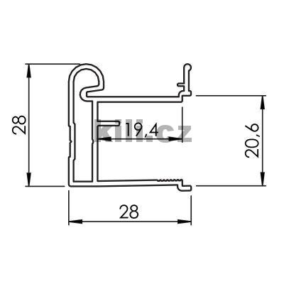 Profil Rama �ampa�, 4,16,18mm 8824