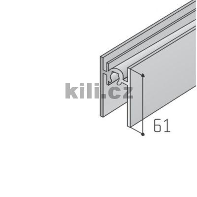 V�ce informac� o v�robku Profil S65 st��brn� elox spodn� 2m