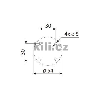 No�ka ov�l BIBLO ALU 150 mm