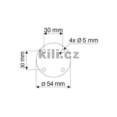 No�ka ov�l STYLUS DA11 - ALU, 150mm