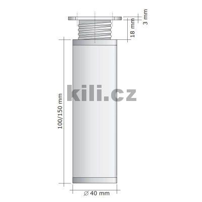No�ka ov�l 17.V24E plast - Alu