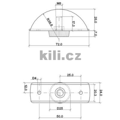 Rektifika�n� no�ka stolov� �ern�(C)