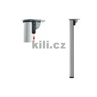 CAMAR 656 Click stolov� noha chrom sklopn� - kulat�, pr�m�r 50 mm
