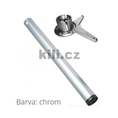 Stolov� noha LEVEL kulat� 60 x 820 mm chrom