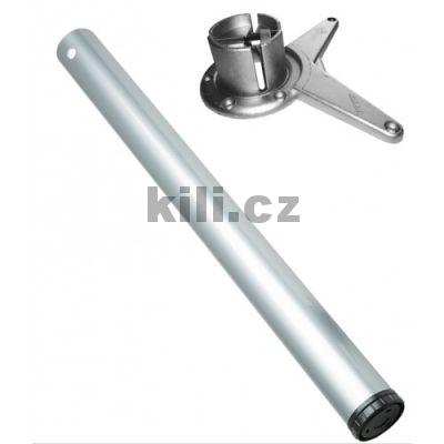 Stolov� noha LEVEL kulat� 60 x 1100 mm chrom mat
