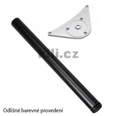 Stolov� noha LEVEL kulat� 60 x 710 mm, �ed� RAL 9006, na �roub